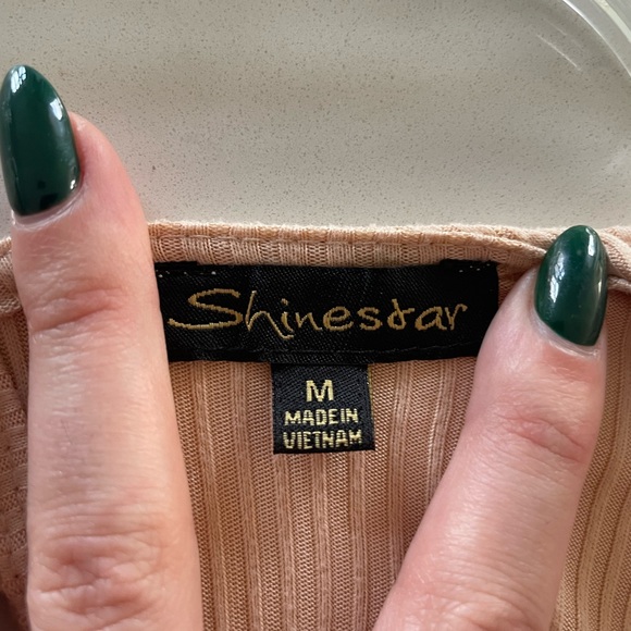 Shinestar Cream Jumpsuit - Picture 3 of 5